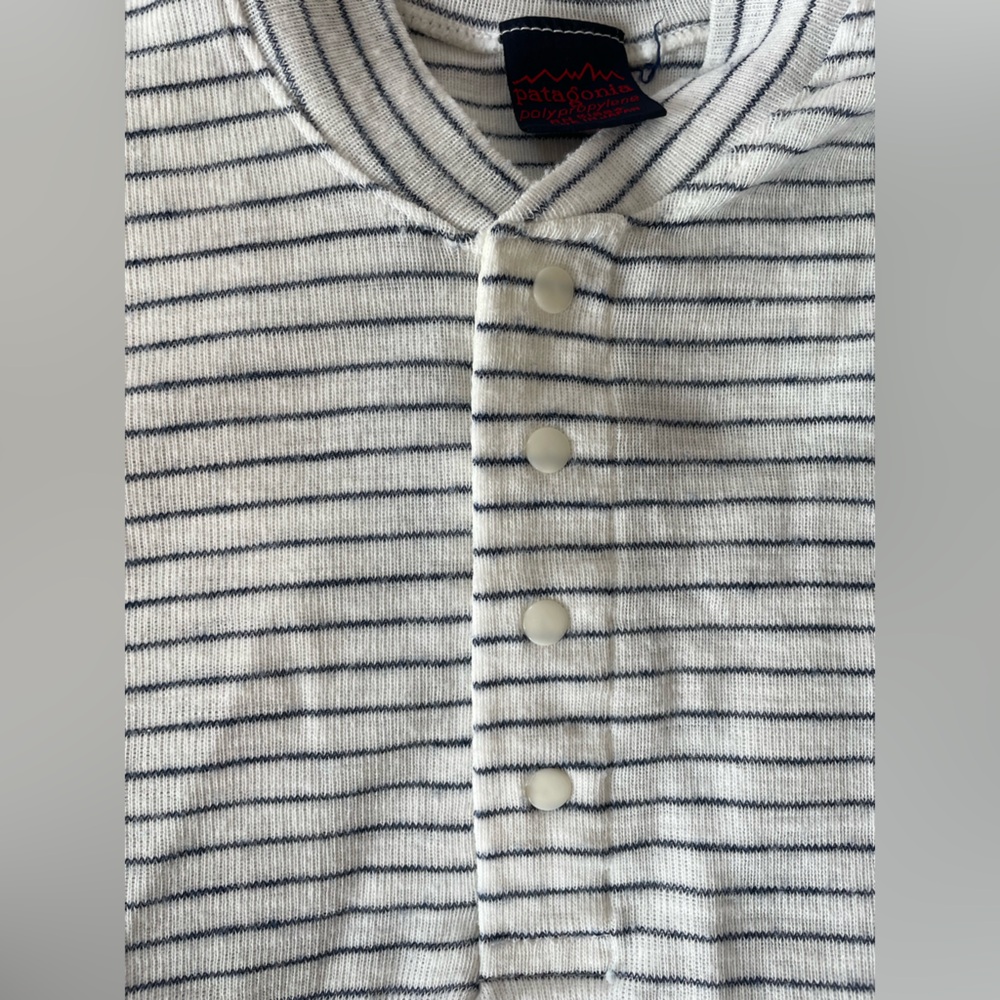 Vintage Patagonia Made in Japan base layer henley half-zip set - Picture 5 of 8